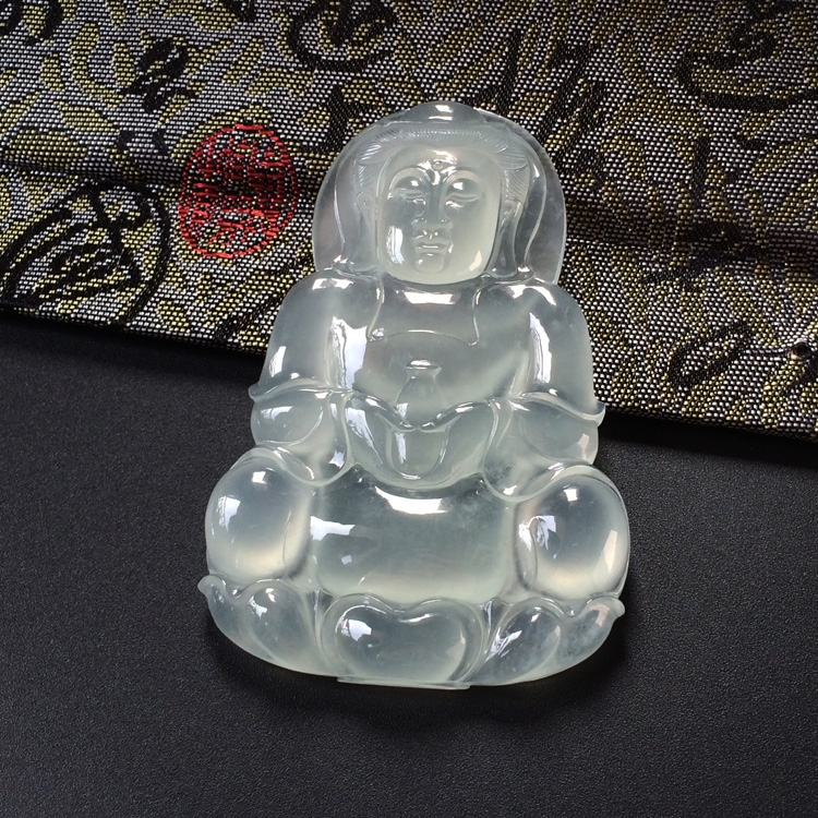 (超值推荐)冰种淡晴水观音挂件
