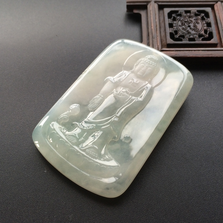 (超值推荐)冰种晴水释迦牟尼挂件