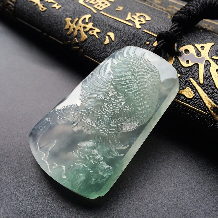 （超值推荐）冰玻种晴水大展宏图挂件
