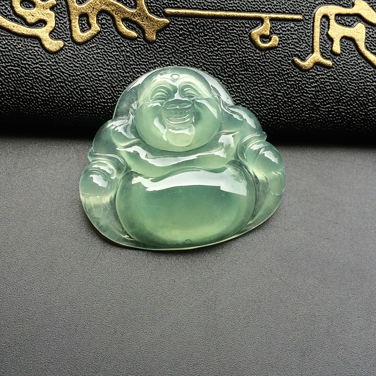 冰种晴水玉佛挂件