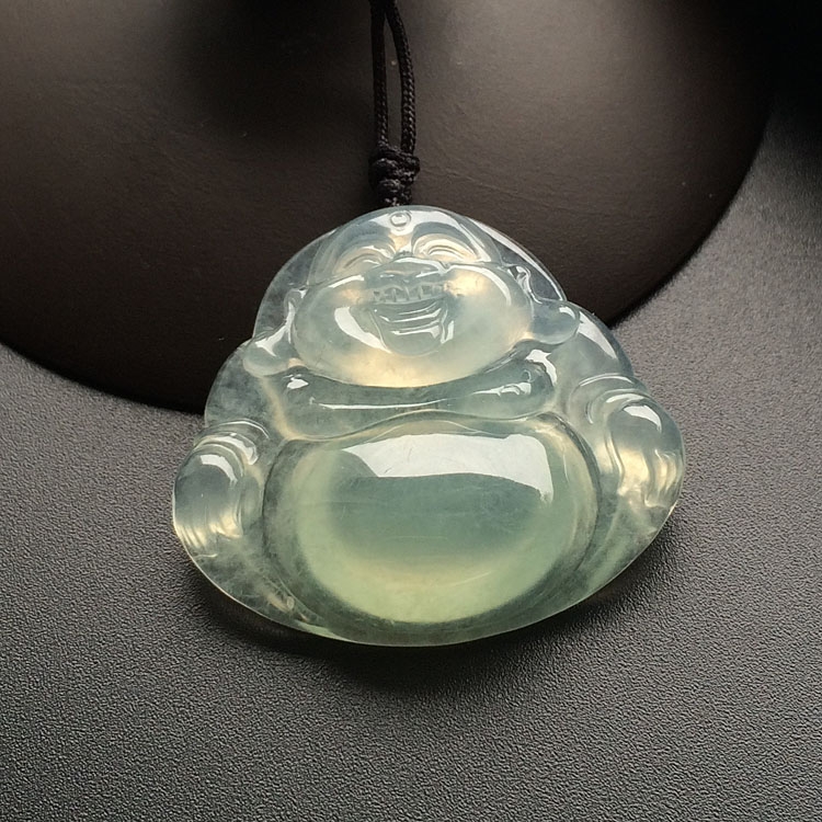 冰种晴水玉佛挂件