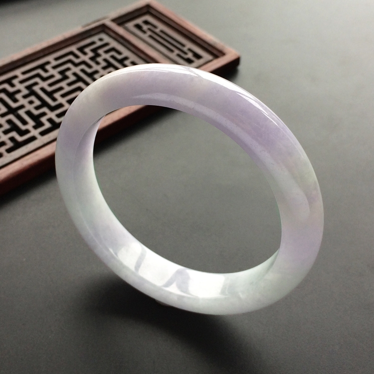 (超值推荐)糯冰种紫罗兰手镯(55.5mm)