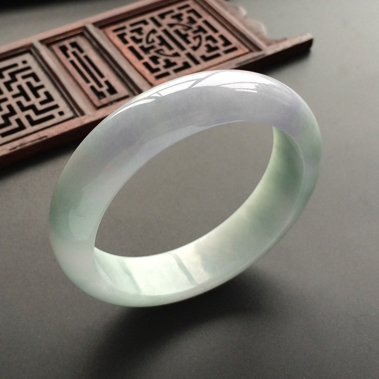 (超值推荐)糯冰种晴水紫罗兰手镯(57.5mm)
