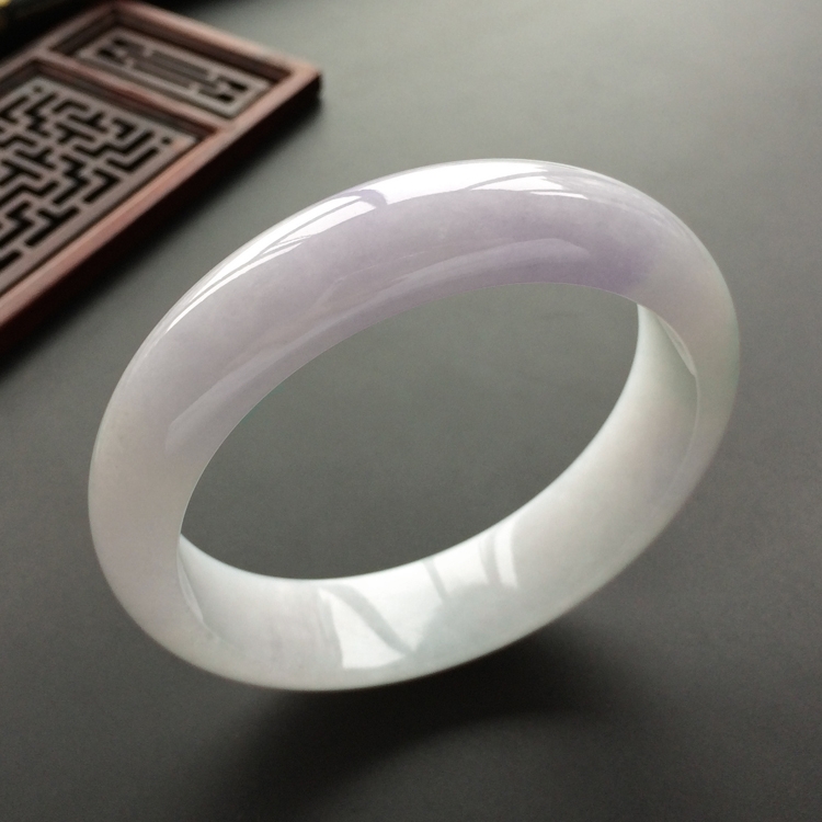 (超值推荐)糯冰种紫罗兰手镯(60.6mm)