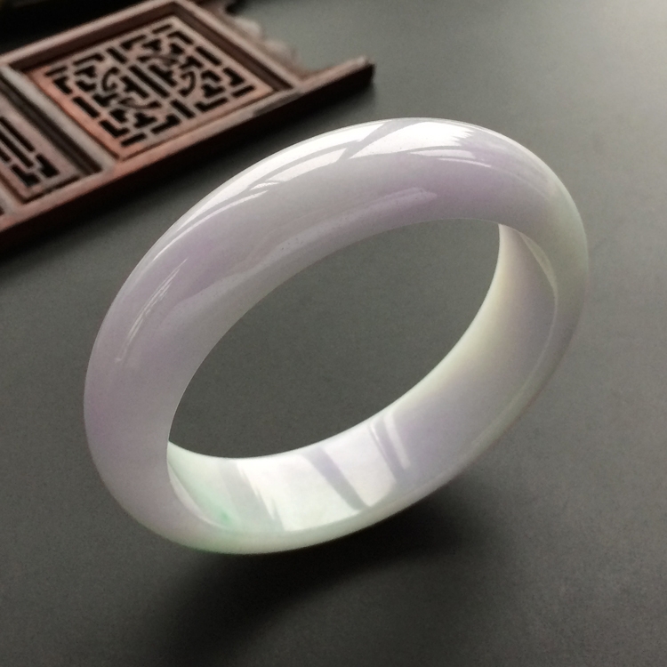 (超值推荐)糯冰种紫罗兰手镯(60.2mm)