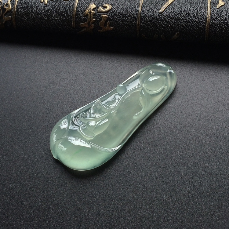 (超值推荐)冰种晴水佛手拈花挂件