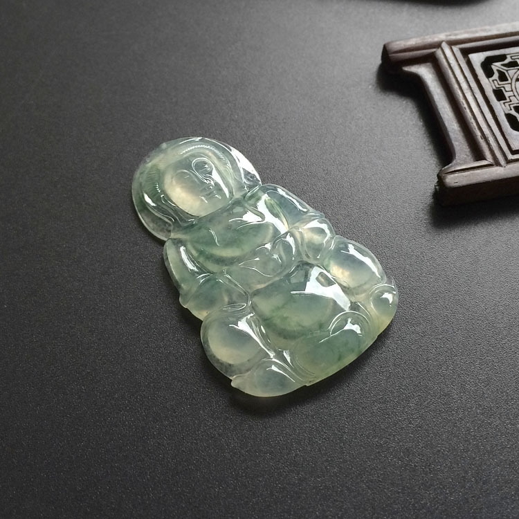 （超值推荐）冰种飘花观音挂件