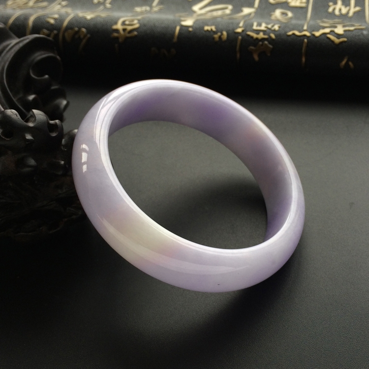 (超值推荐)糯冰种紫罗兰手镯(58.5mm)