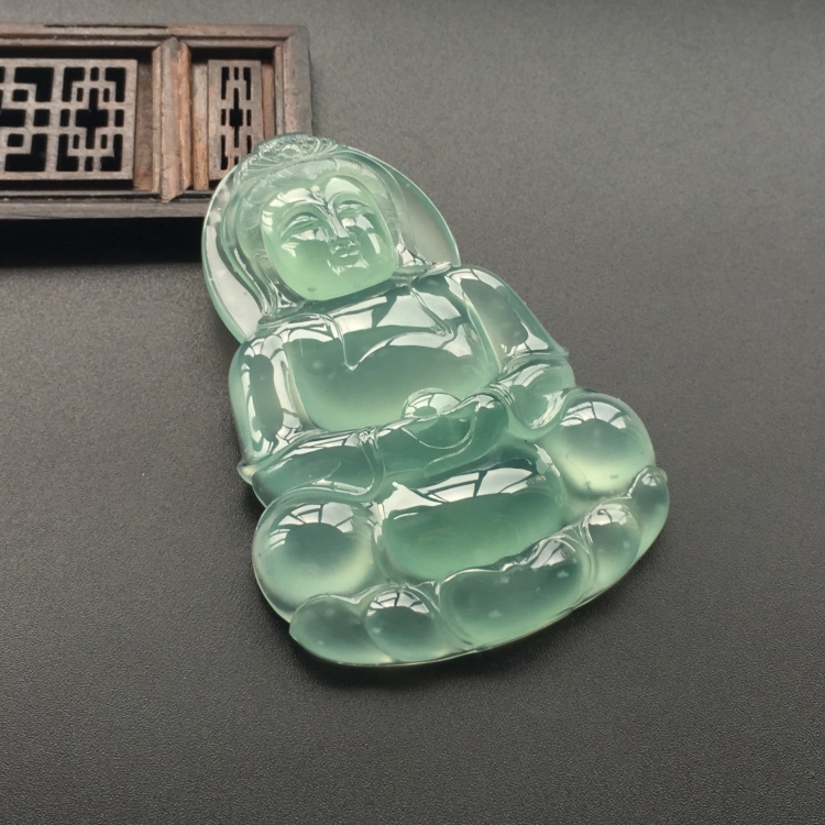 (超值推荐)冰种晴水观音挂件