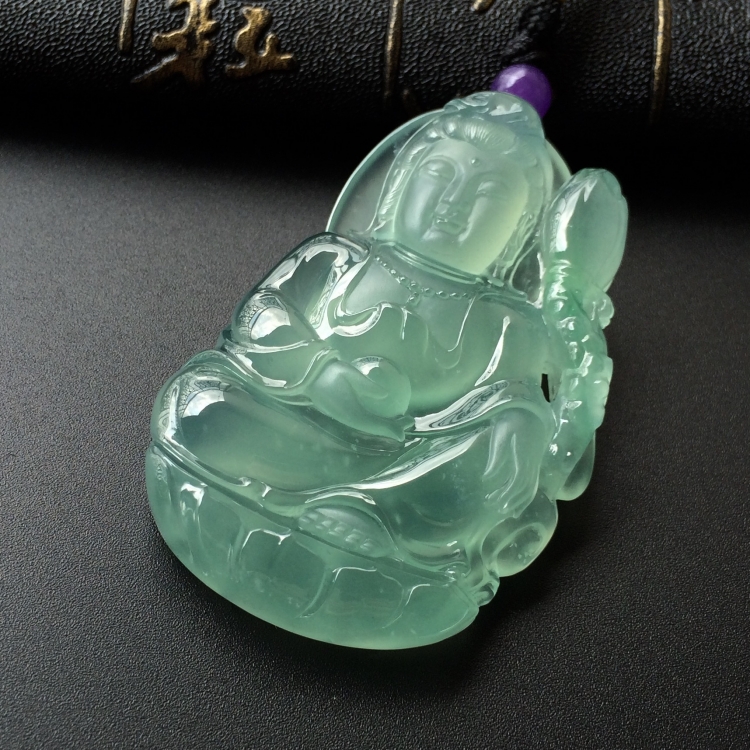 (超值推荐)冰种晴水观音挂件