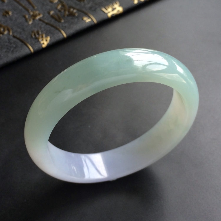 (超值推荐)糯冰种晴水紫罗兰手镯(58.3mm)