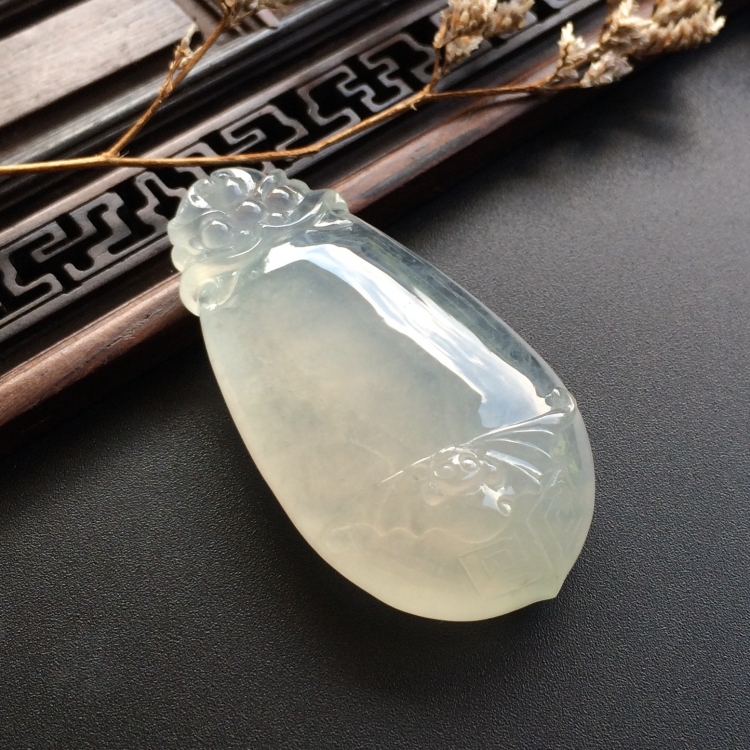 （超值推荐）冰种淡晴水福瓜挂件