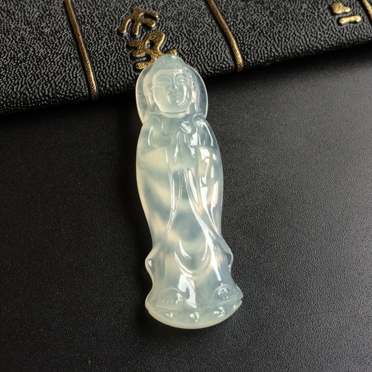 (超值推荐)冰种晴水观音挂件