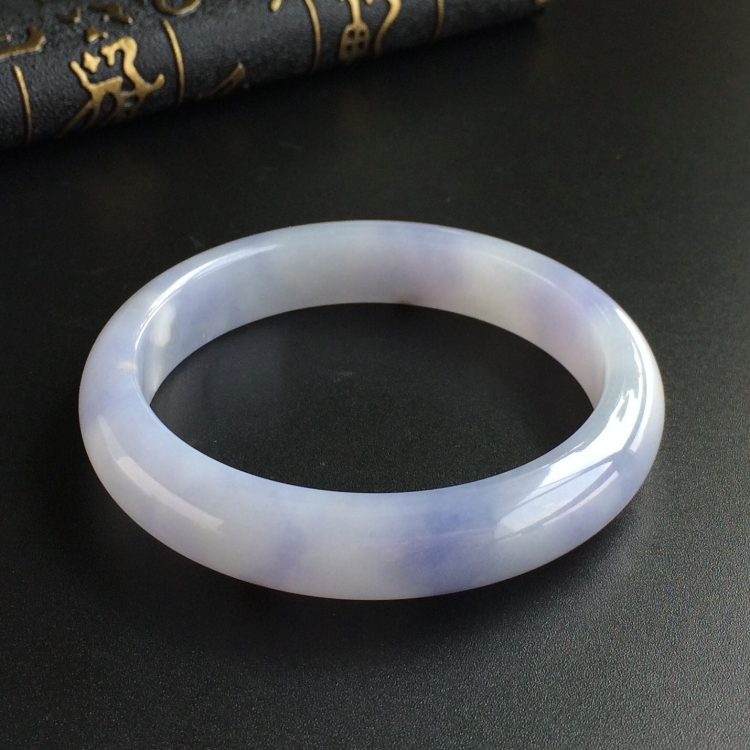 (超值推荐)糯冰种紫罗兰手镯(53.6mm)