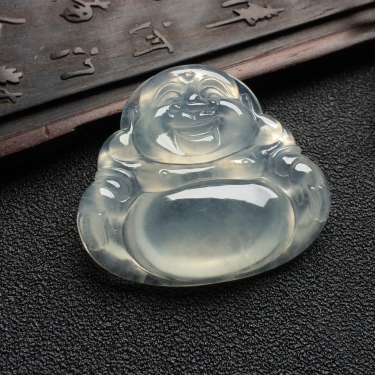（超值推荐）冰种淡晴水玉佛挂件