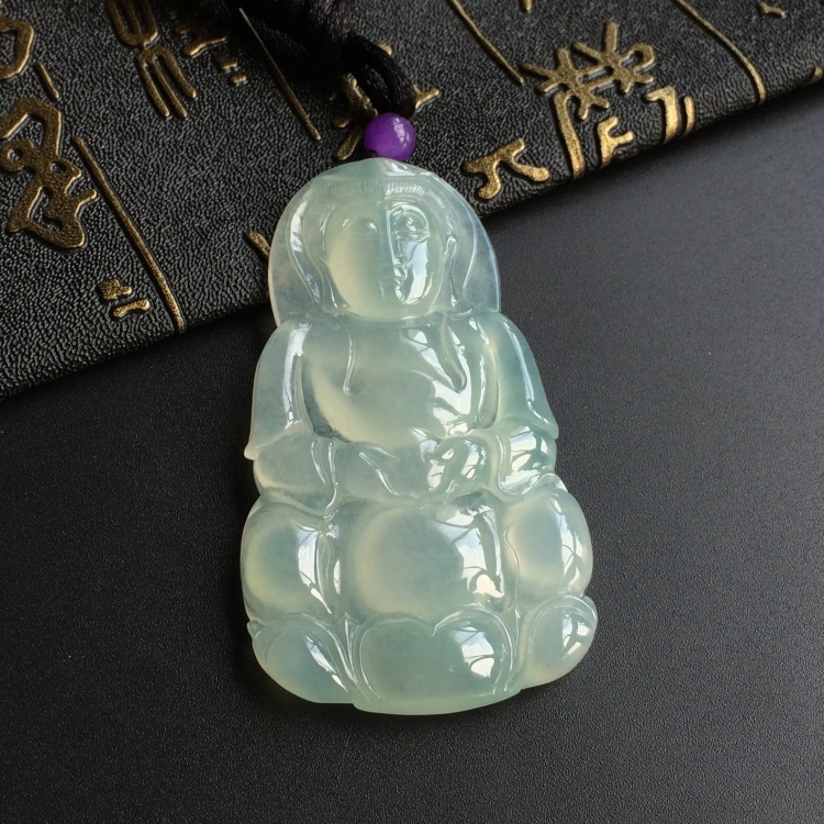 (超值推荐)冰种晴水观音挂件