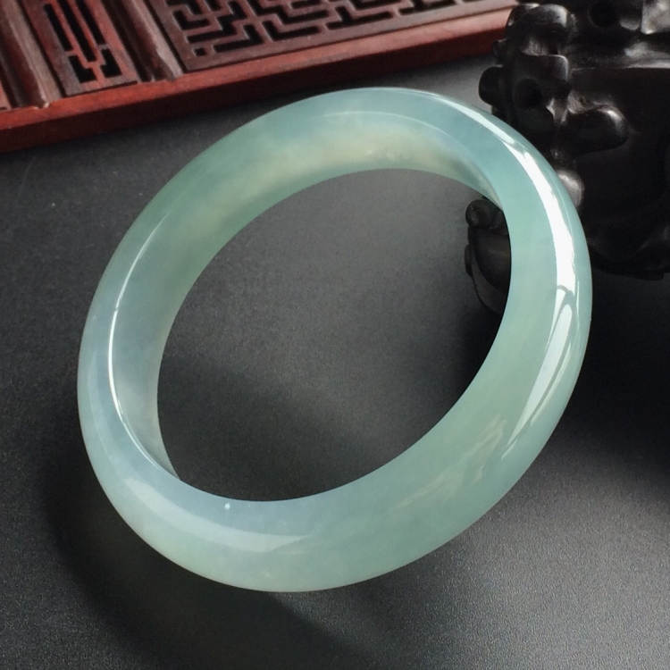 (超值推荐)冰种晴水手镯(57.3mm)