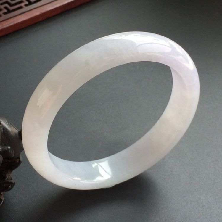 (超值推荐)糯冰种紫罗兰手镯(57mm)