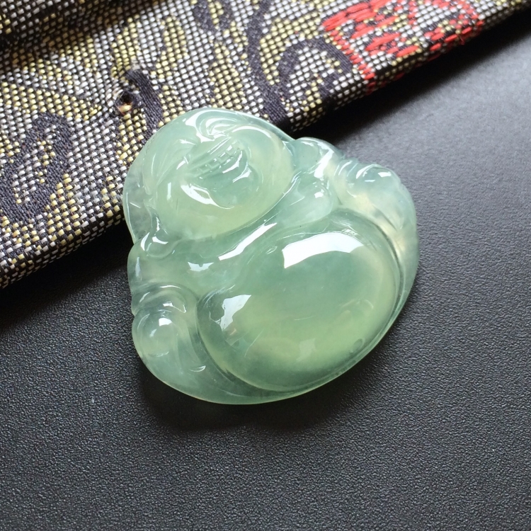 (超值推荐)糯冰种晴水玉佛挂件
