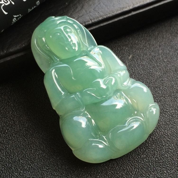 （超值推荐）糯冰种晴水观音挂件