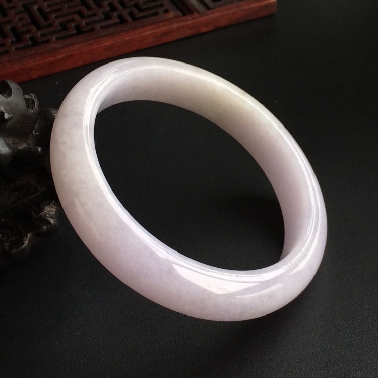 (超值推荐)糯冰种紫罗兰手镯(53.6mm)