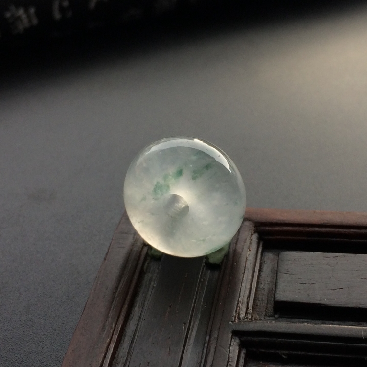 （超值推荐）冰种略飘花平安扣挂件