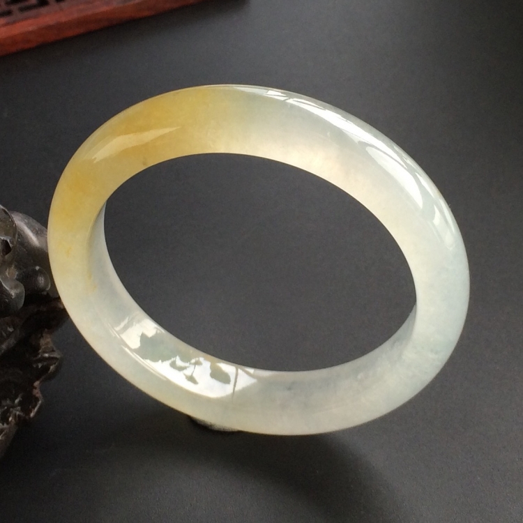 (超值推荐)冰种黄翡手镯(51.6mm)