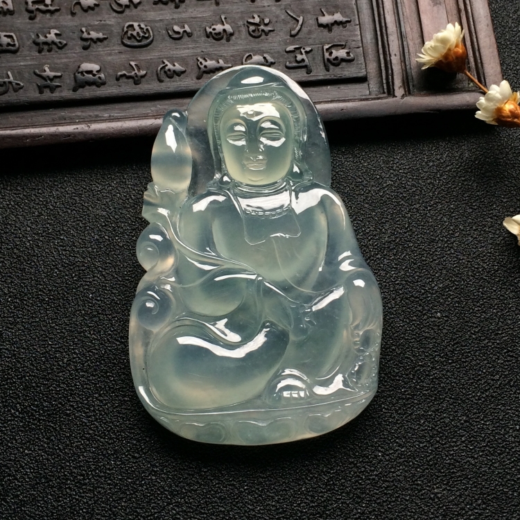 （超值推荐）冰种晴水观音挂件