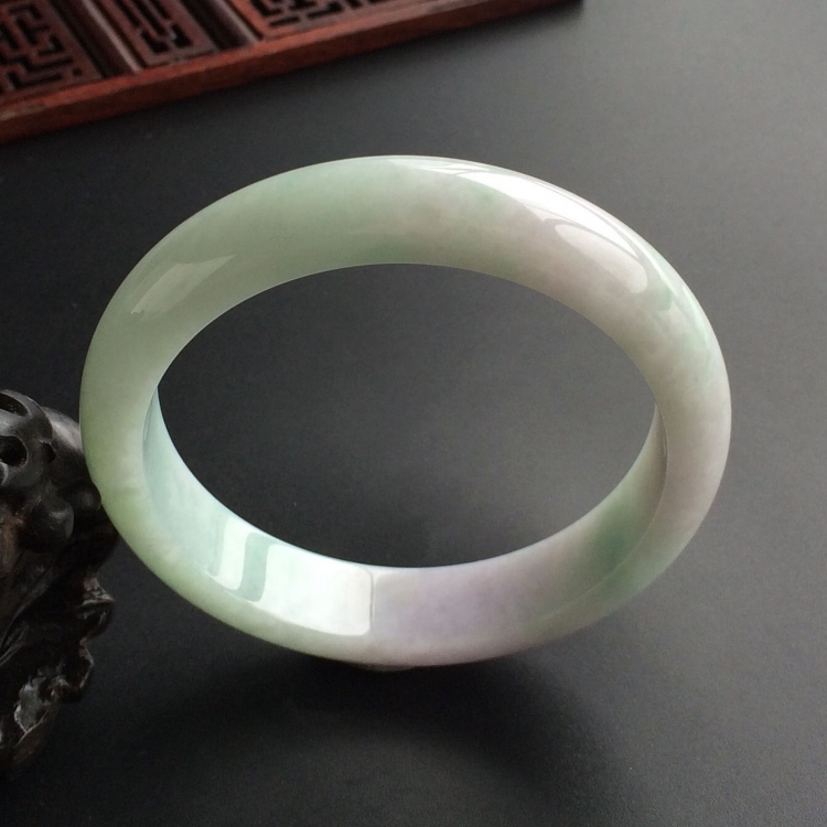 (超值推荐)糯冰种晴水紫罗兰手镯(58.6mm)