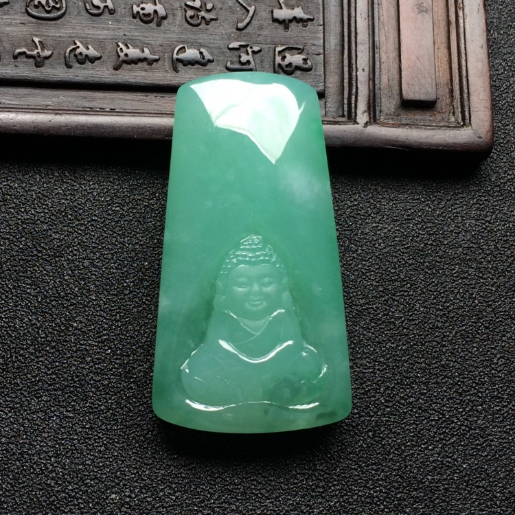 （超值推荐）糯冰种晴水宝宝佛挂件