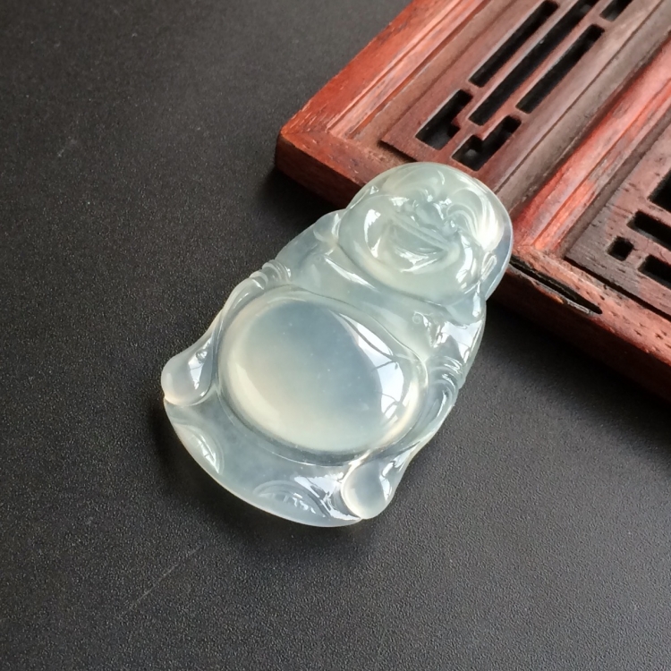 (超值推荐)冰种晴水站佛挂件