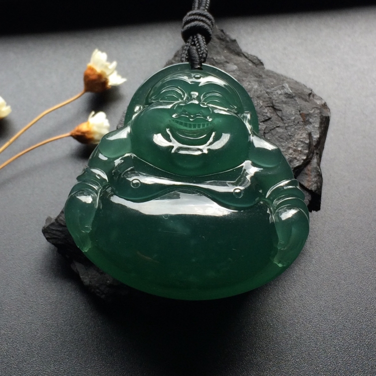 （超值推荐）冰种蓝水玉佛挂件