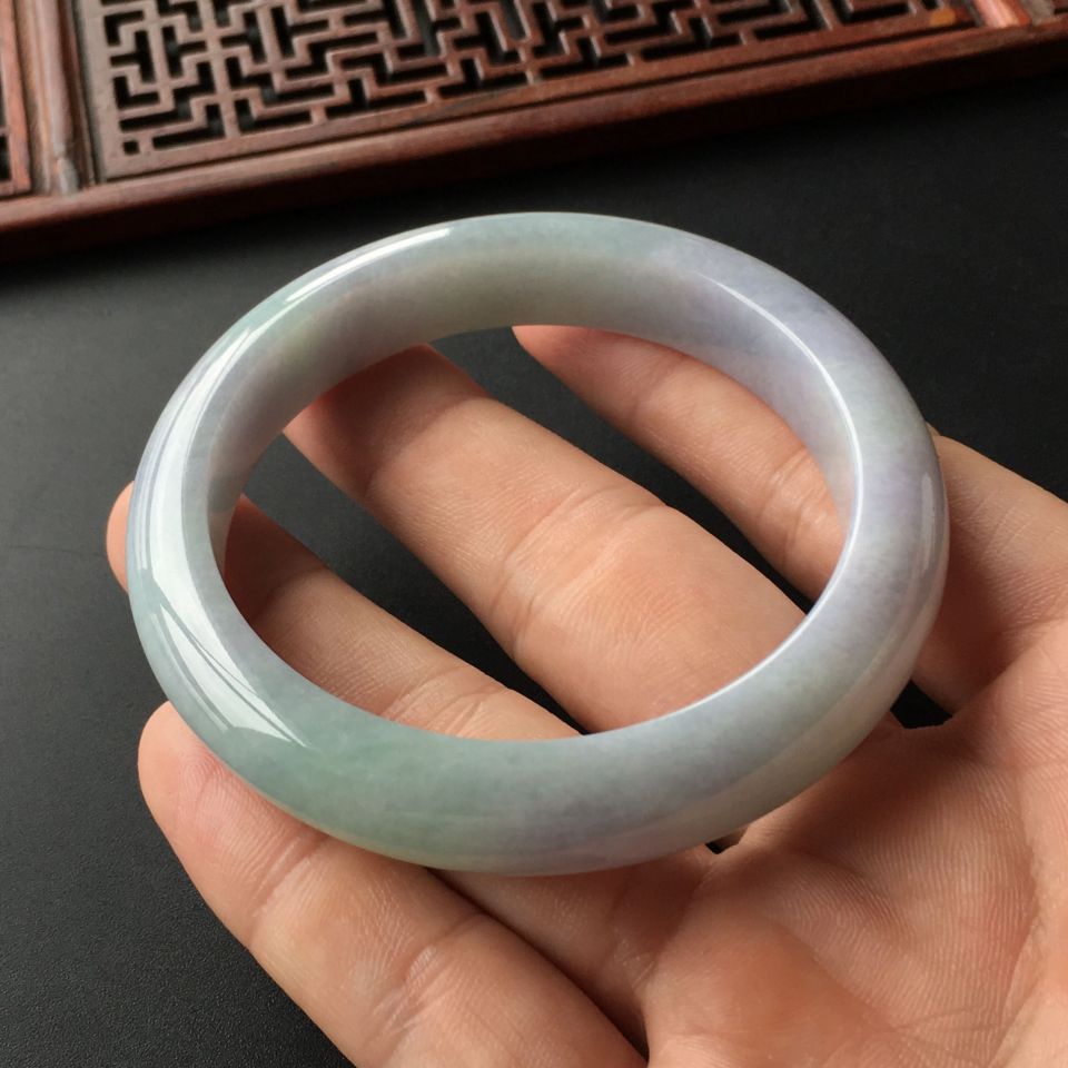 (超值推荐)糯冰种紫罗兰手镯(56mm)