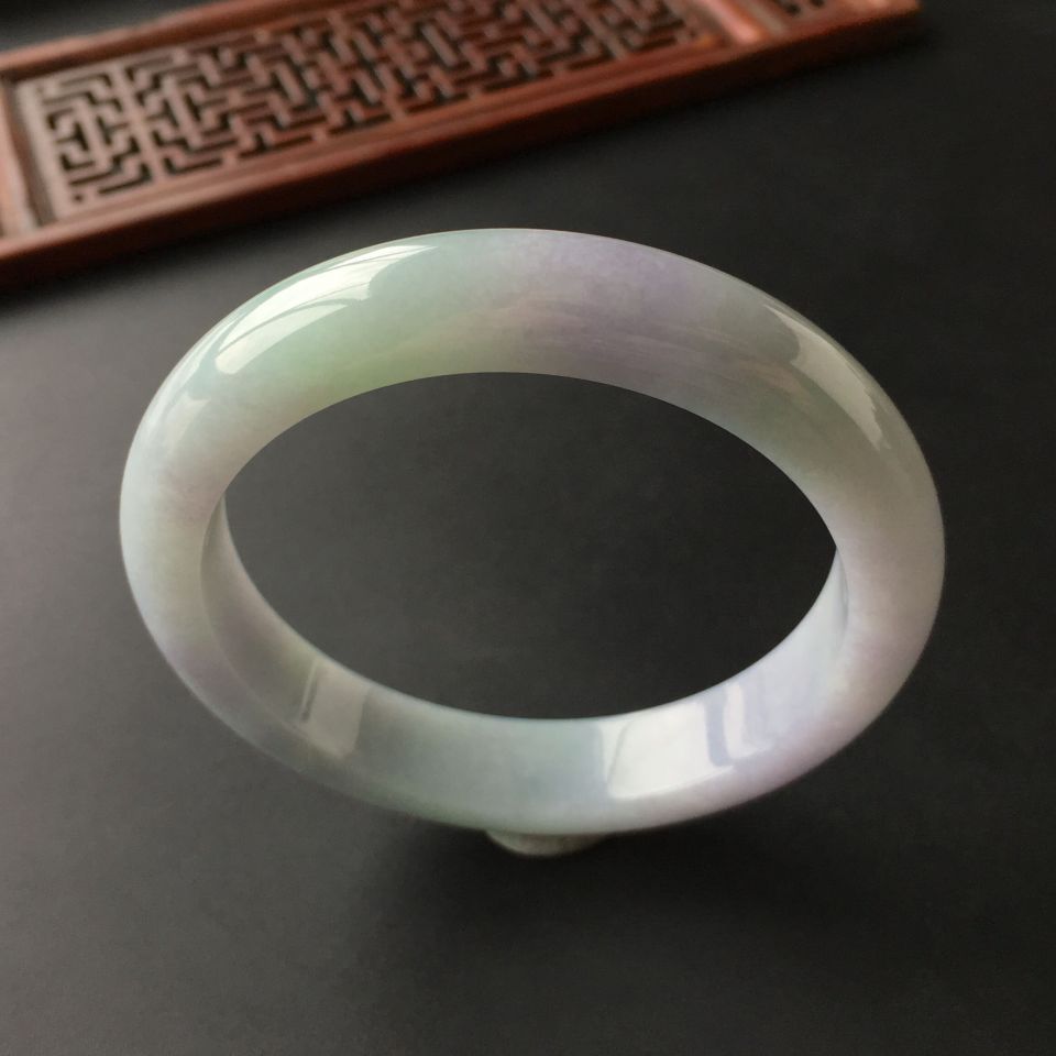 (超值推荐)糯冰种紫罗兰手镯(56mm)