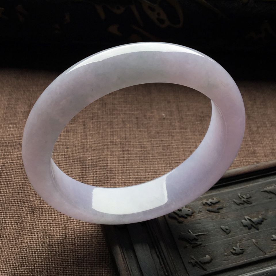 （超值推荐）糯冰种紫罗兰手镯（56mm）