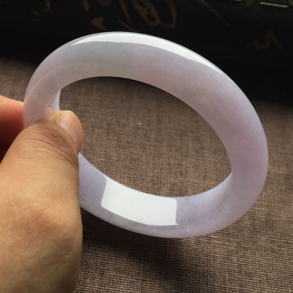 （超值推荐）糯冰种紫罗兰手镯（56mm）