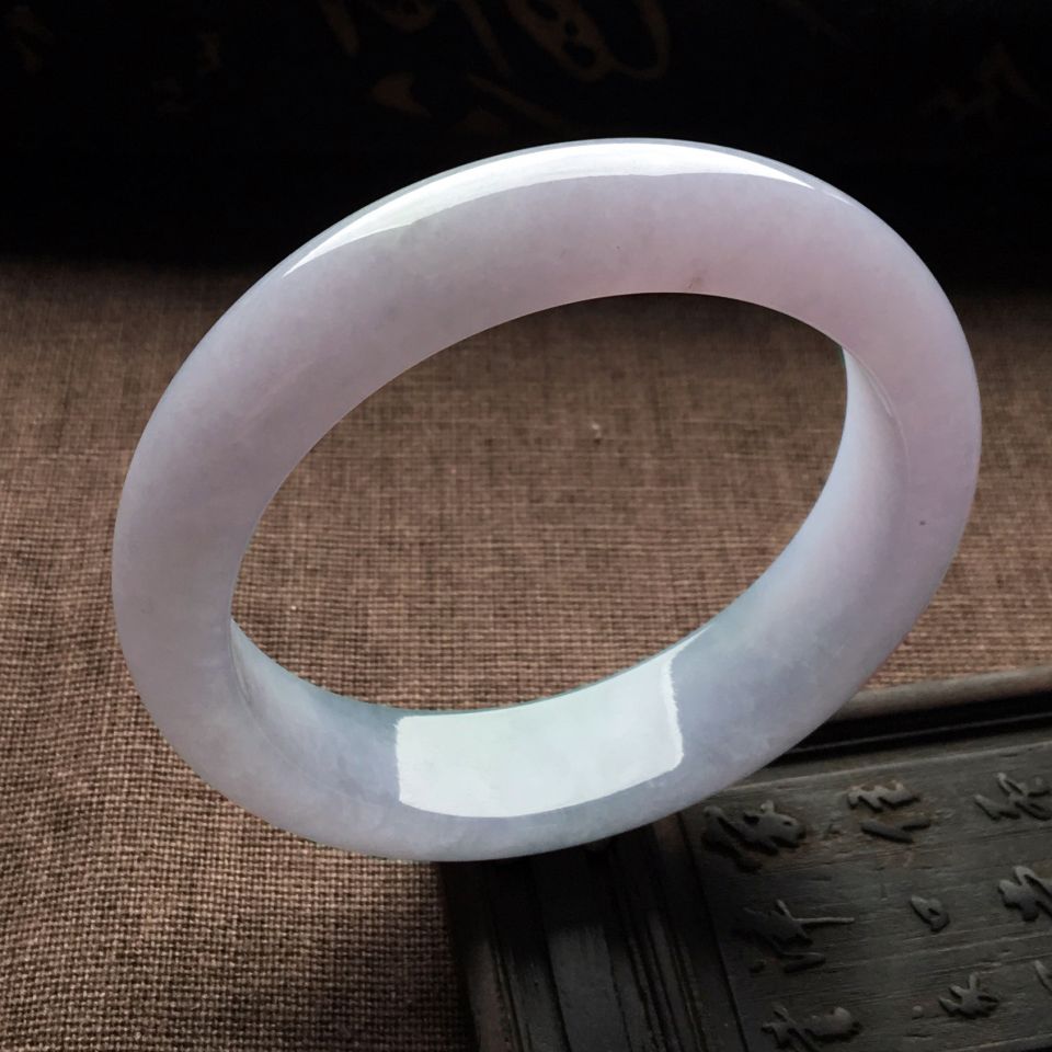 （超值推荐）糯冰种紫罗兰手镯（56mm）