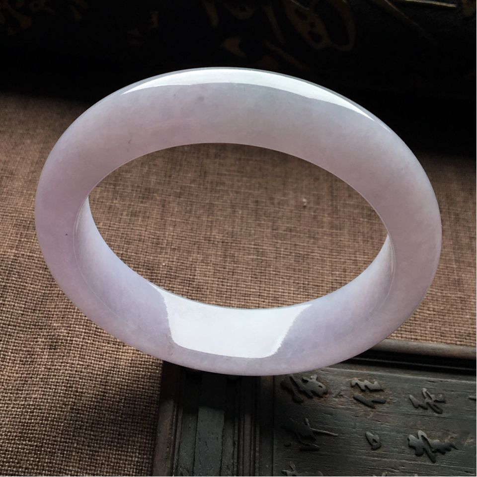 （超值推荐）糯冰种紫罗兰手镯（56mm）