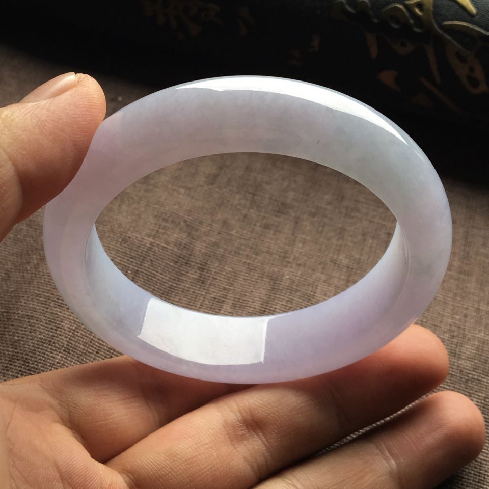 （超值推荐）糯冰种紫罗兰手镯（56mm）