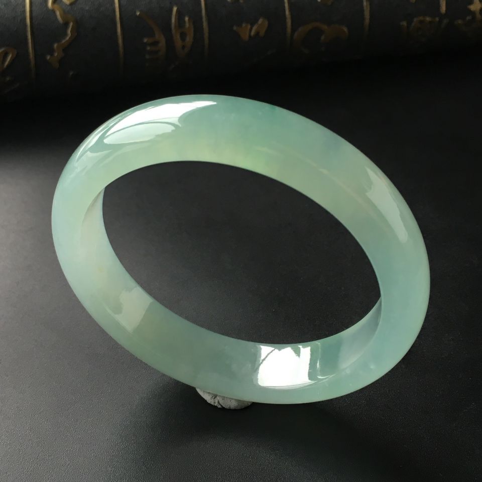 (超值推荐)冰种晴水手镯(55.4mm)