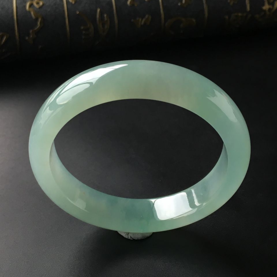 (超值推荐)冰种晴水手镯(55.4mm)