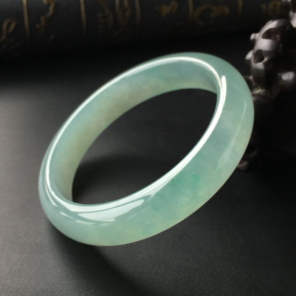 (超值推荐)冰种晴水手镯(55.4mm)