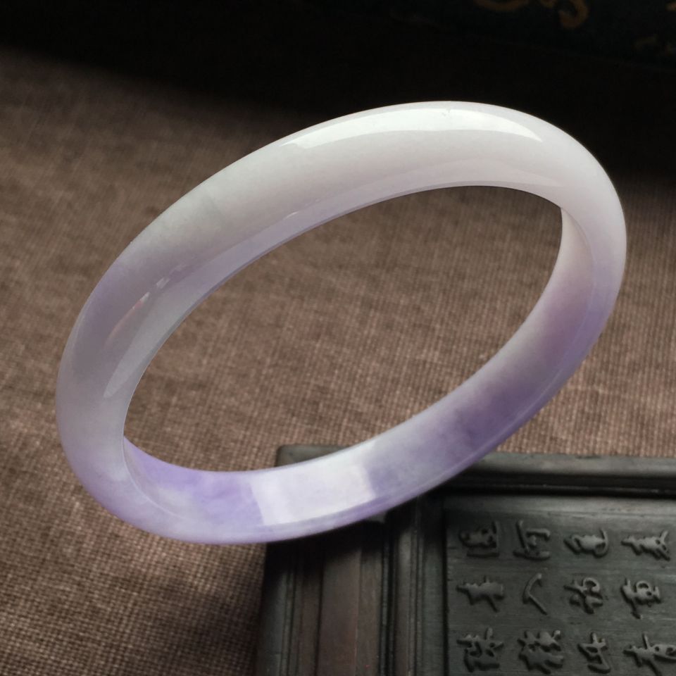 （超值推荐）糯冰种紫罗兰手镯（54.2mm）