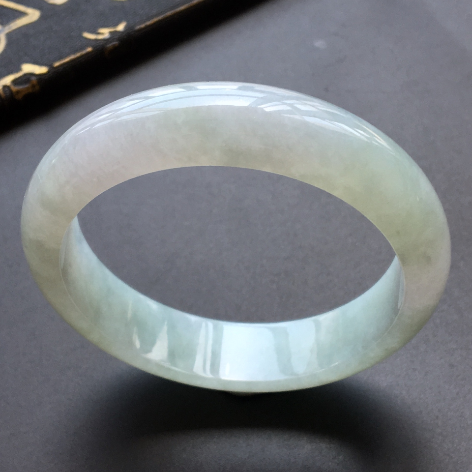 糯冰种晴水手镯（58.4mm）