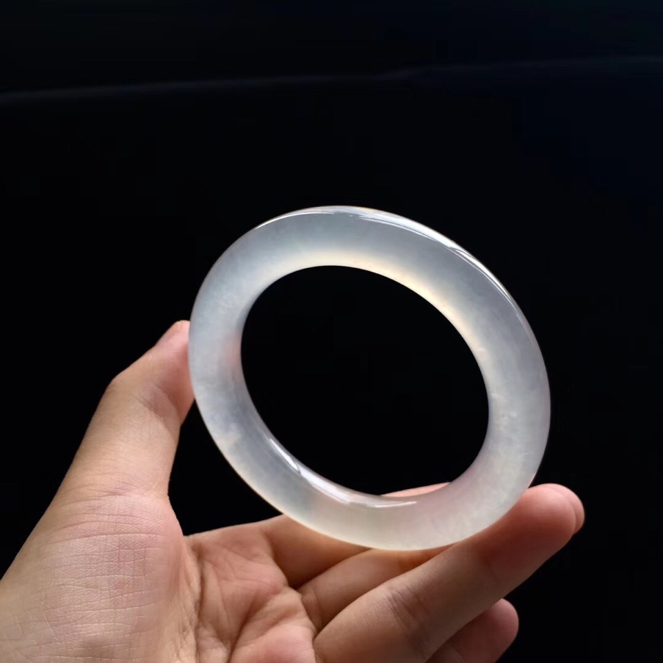 冰种圆条手镯(54.2mm)