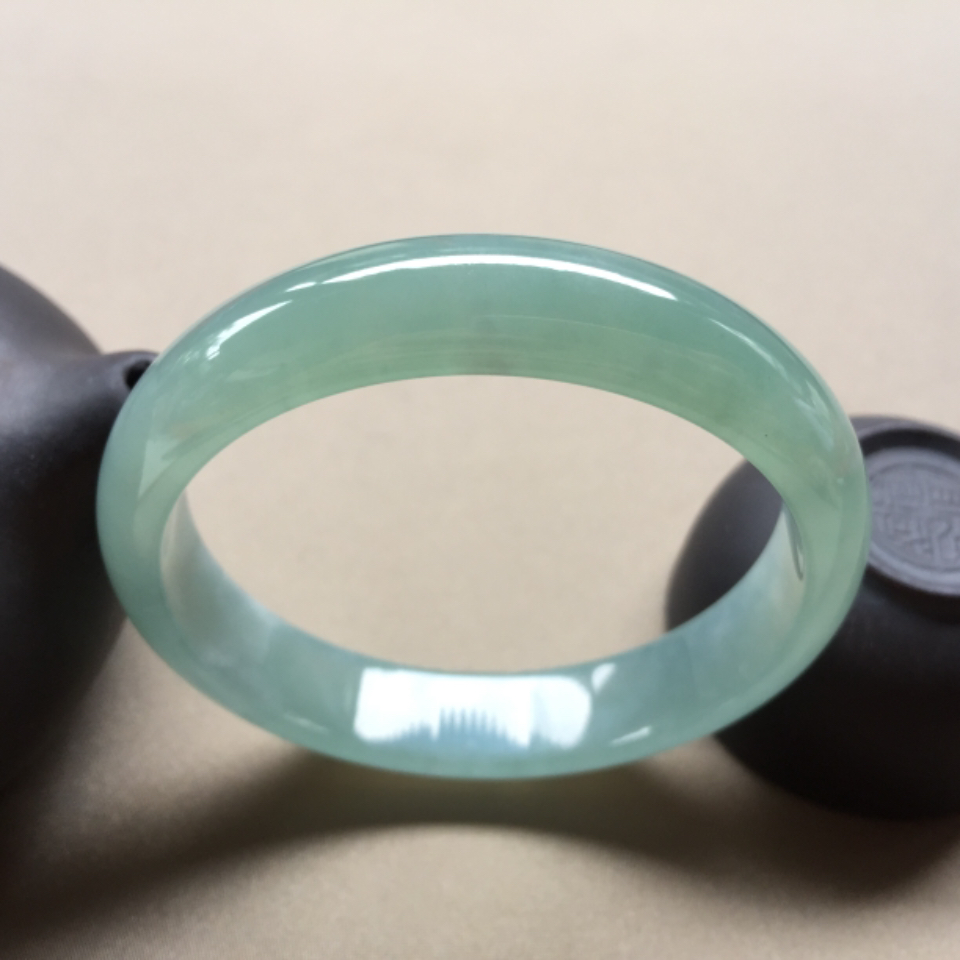 糯冰种晴水手镯58.2mm