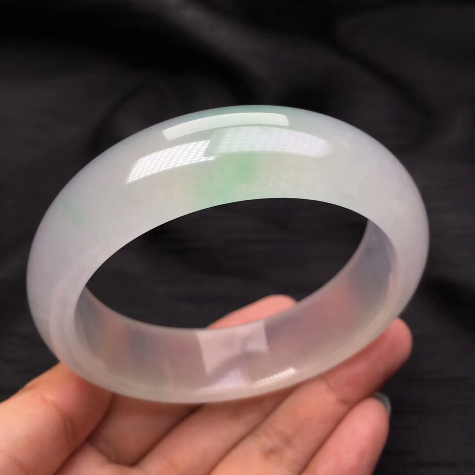 冰种飘翠手镯（58.8mm)