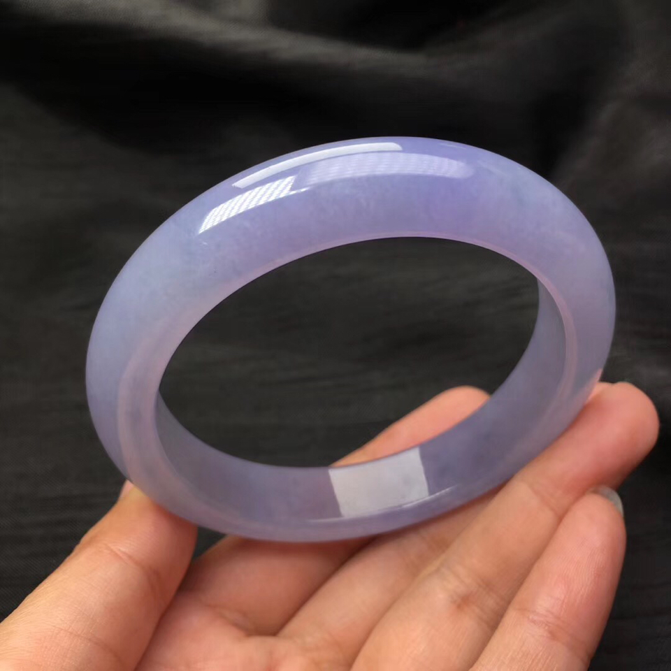 冰种紫罗兰手镯(56.5mm)