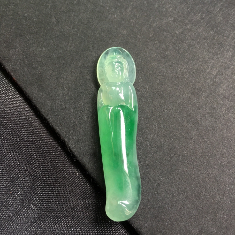 （超值推荐）冰种翠色观音挂件
