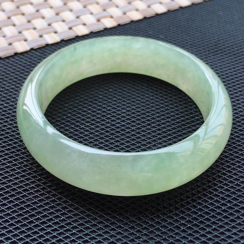 翡翠冰种晴水正装手镯（57.1mm）
